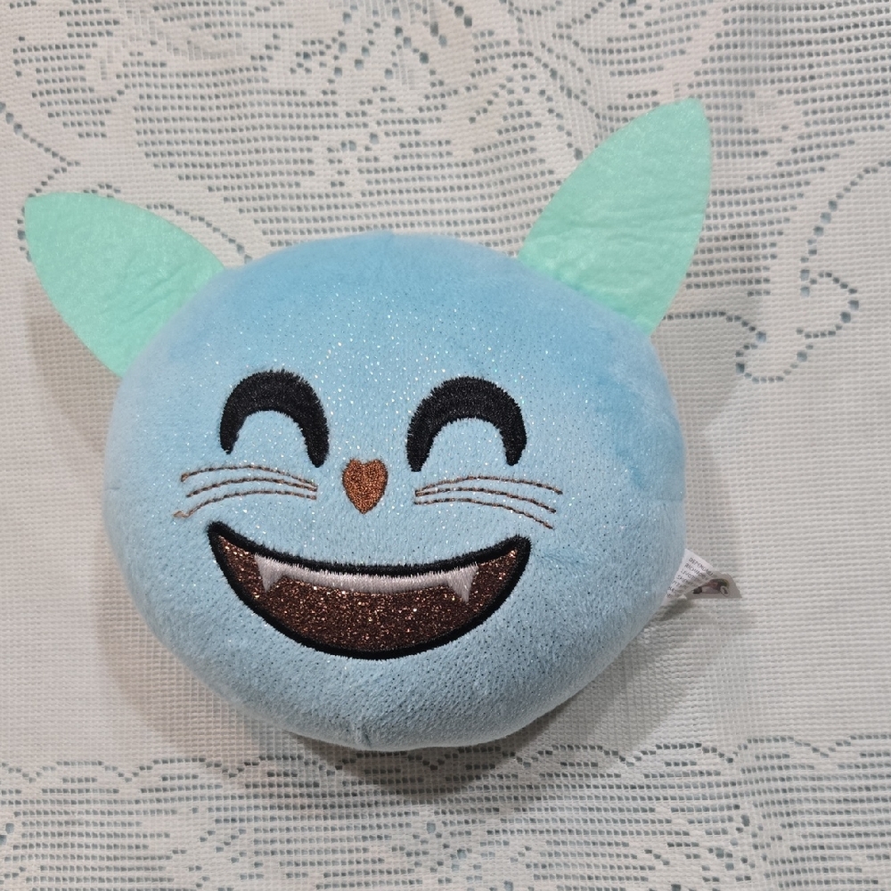 Blue Plush Toy with Green Ears